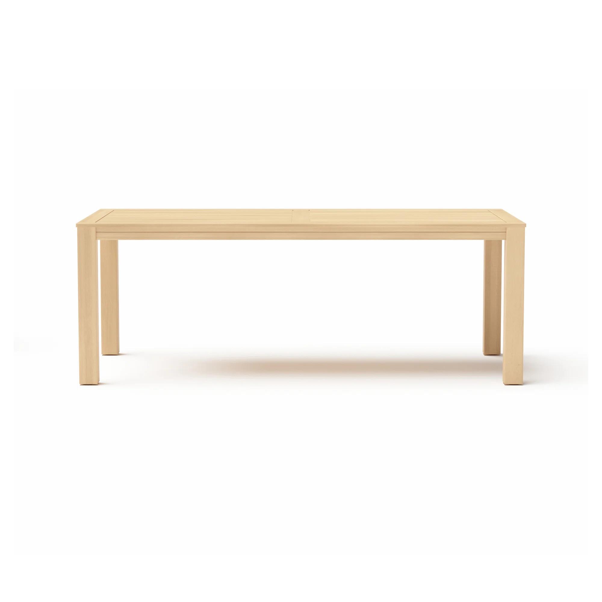Paulet Rectangular Acacia Outdoor Dining Table , 83'' in. W 39'' in. D | Wayfair North America