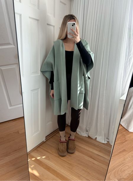 Cute fall outfit 🤎🧸 pocho is one size! 

#LTKstyletip #LTKtravel #LTKfindsunder100