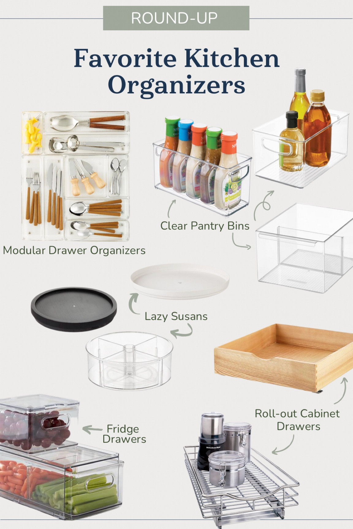 Kitchen organizers, kitchen bins, kitchen lazy susan, fridge organization

#LTKhome