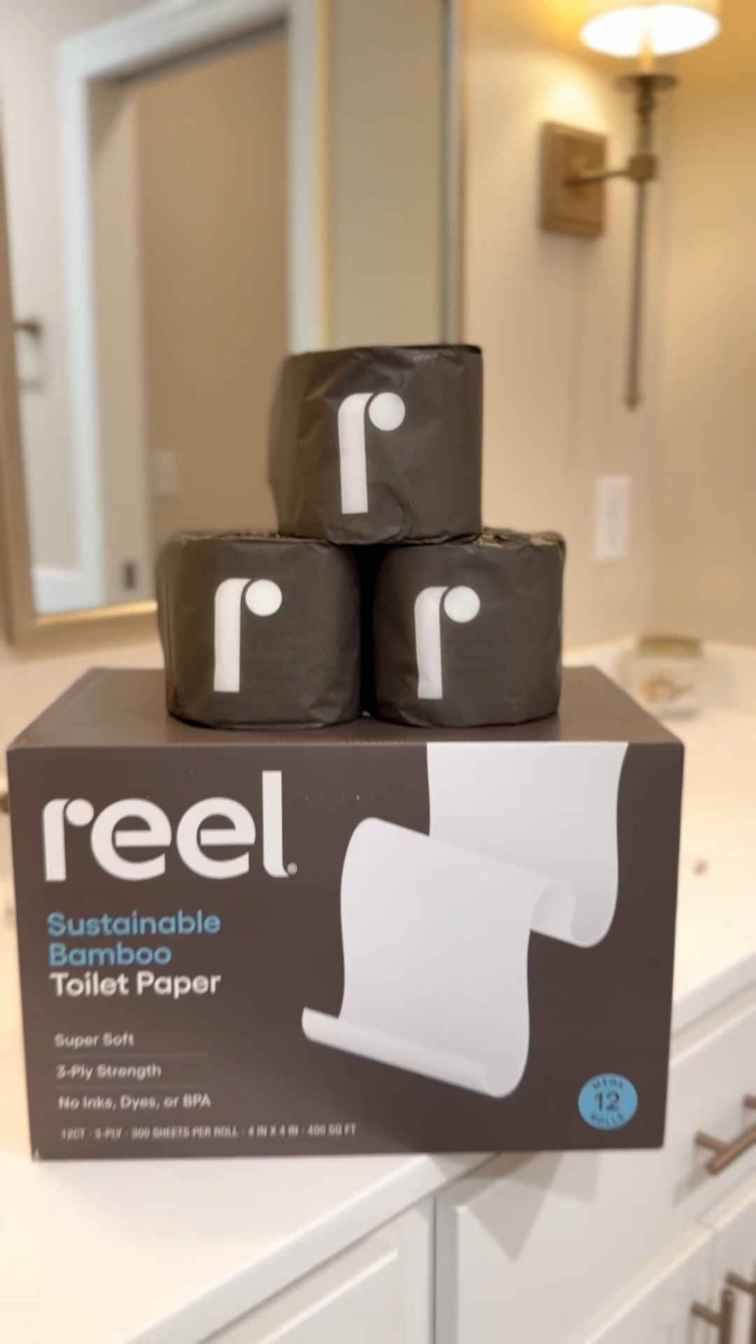 One of the first swaps I made when starting my non toxic journey was our toilet paper. The popular store brands all have bleach, chlorine and many other unneccessary chemicals in them. I was super excited when I found reel because they are fragrance/chlorine free, FSC certified, and made from 100% bamboo. They are in stores and now on tik tok shop! @Reel Paper 

#reelpaper #nontoxicliving #lowtoxlife #healthyliving #cleanswaps

#LTKmomlife #LTKselfcare #LTKHome