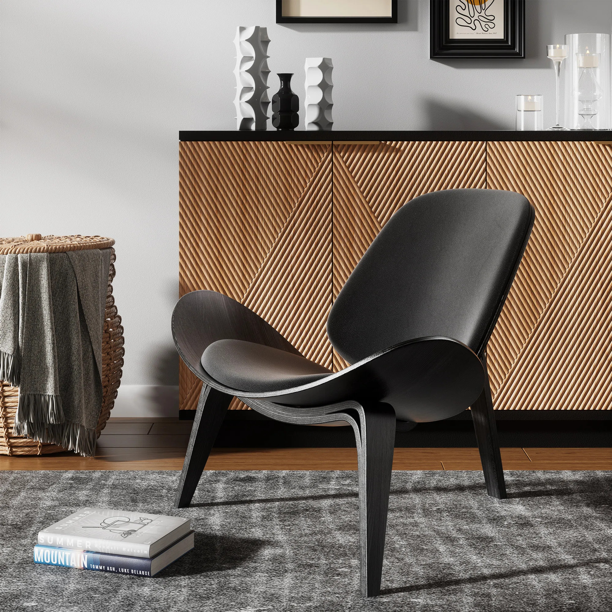 Jiovanna Faux Leather Accent Chair | Wayfair North America