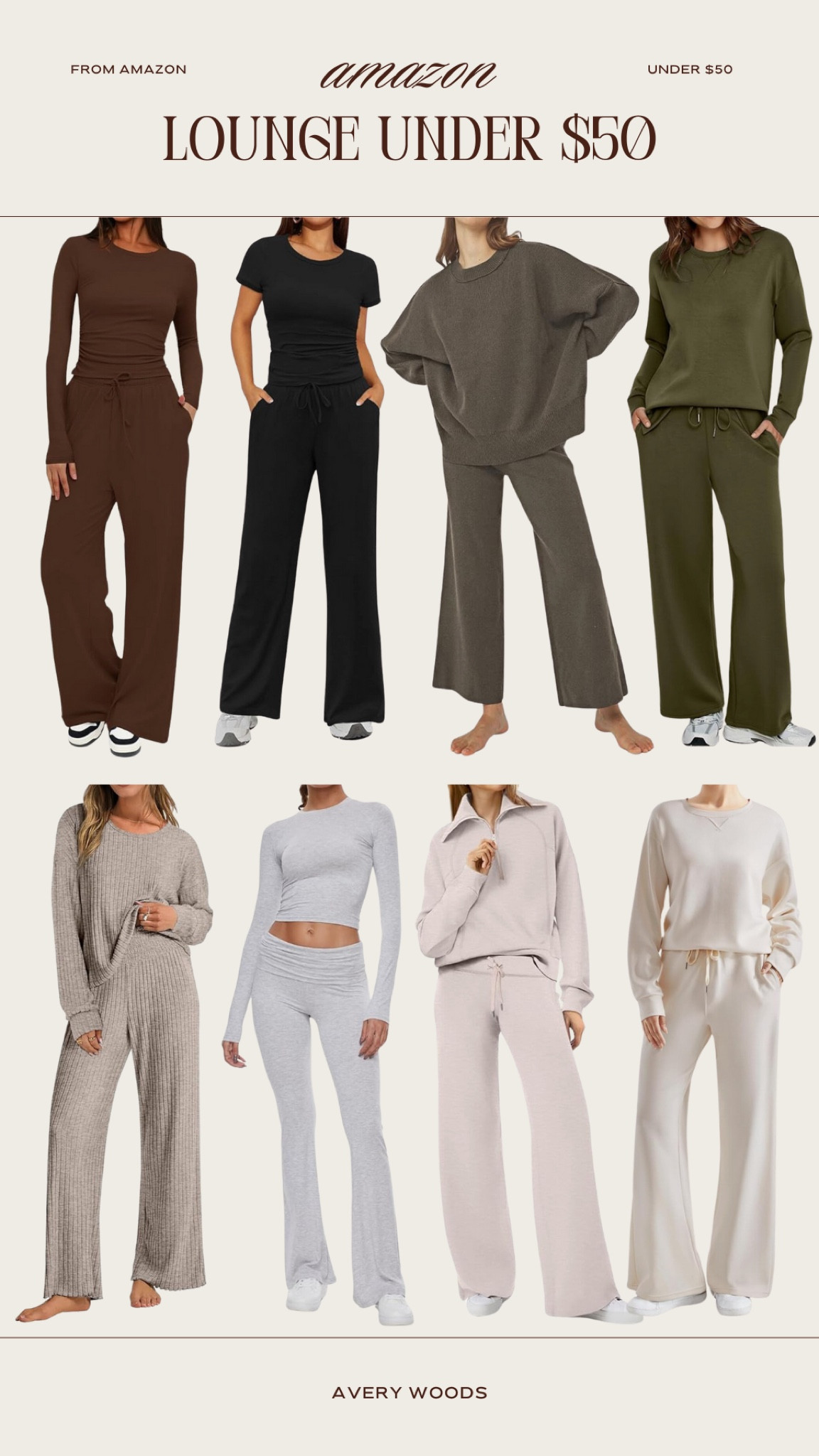 Amazon loungewear under $50 ☁️

#LTKStyleTip #LTKFindsUnder50 #LTKFindsUnder100