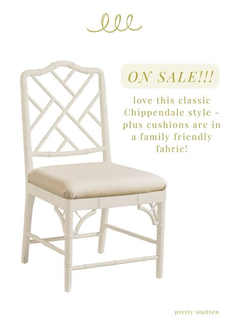 Chippendale style chairs included in Ballard Designs early Memorial Day sale! Eyeing these for our dining table. Love that the fabric is easily cleanable, very family friendly!

#LTKHome #LTKSaleAlert