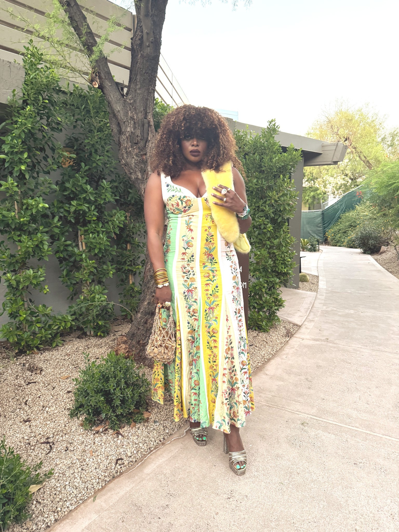 Style soirée outfit for Magazine launch party. Went with a dark lippe & a faux fur shawl for this event to bring fall to a summer outfit. Added gold details with the earrings, bag, bangles & heels to finish the look 


#LTKOver40 #LTKStyleTip #LTKSeasonal