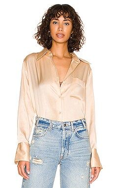 Equipment Quinne Top in Sand from Revolve.com | Revolve Clothing (Global)