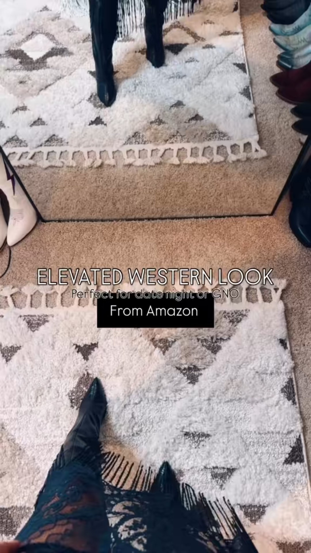 Elevated holiday NFR or western look for Amazon - Amazon Black Friday deals - fancy all black outfit for girls night out or date nights- New Year’s Eve or Christmas as well 

#LTKootd #LTKCyberWeek #LTKHoliday