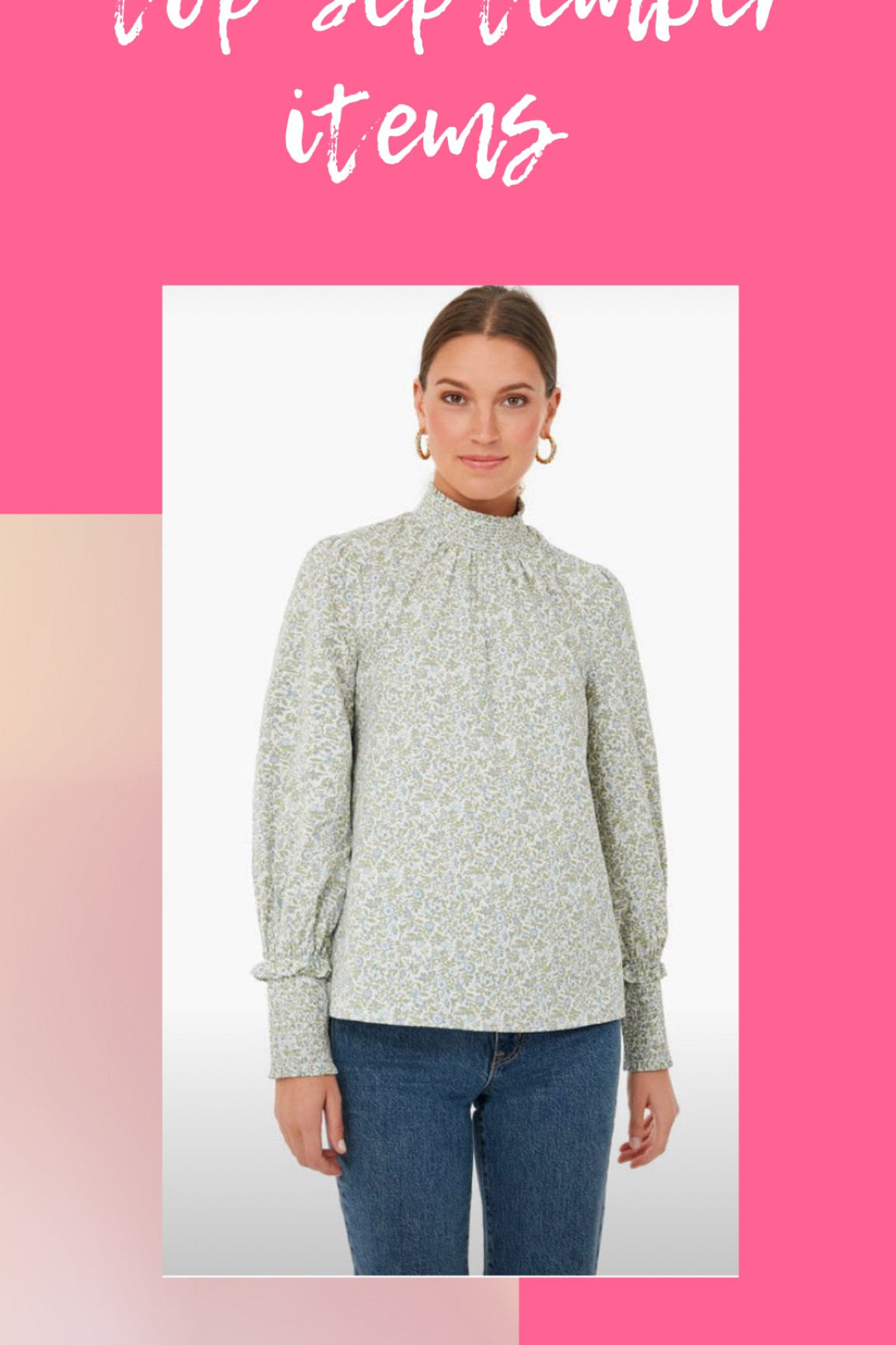 Top September items. Clogs, wedding guest dress,  baby boy clothes, floral top. Stripes top