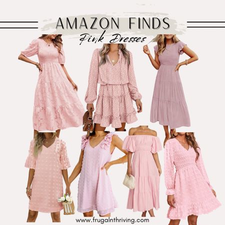 Pretty pink dresses from Amazon! Perfect for spring or Easter 🌸🐰

#amazon #amazonfind #womensfashion #springfashion #springdresses #easterdresses

#LTKSeasonal #LTKstyletip #LTKunder50