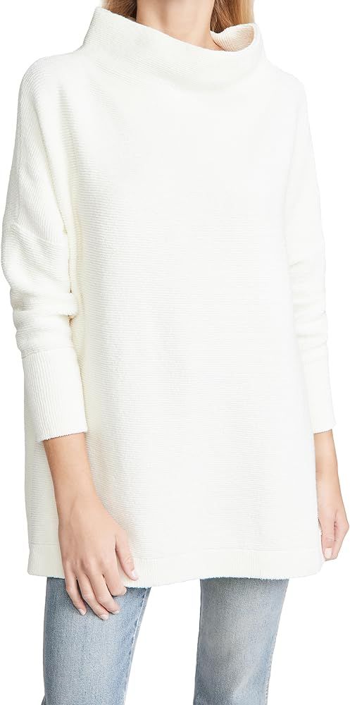 Free People Women's Ottoman Slouchy Sweater, Ecru, White, L at Amazon Women’s Clothing store | Amazon (US)