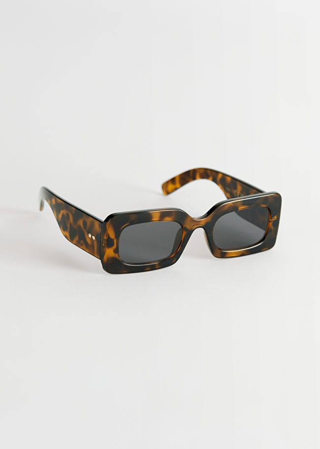 Rectangular Thick Frame Sunglasses - Brown - & Other Stories GB | & Other Stories (EU + UK)