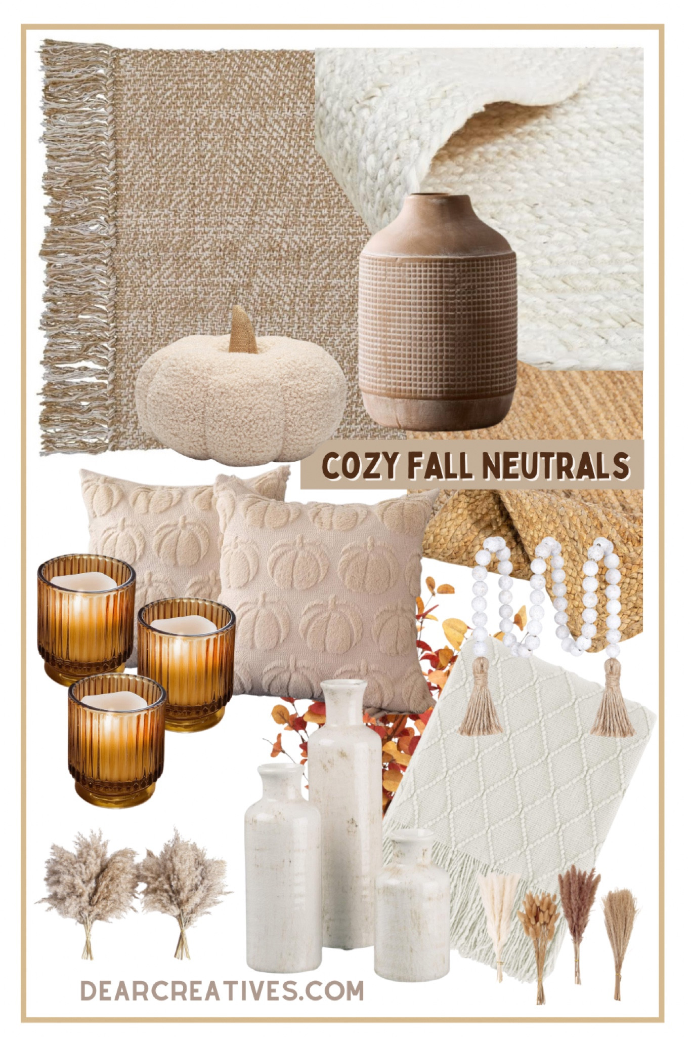 Neutral Fall Decor #falldecor #falldecorations 

#LTKHome