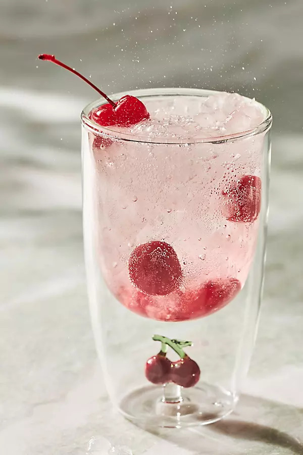 The Icon Double-Walled Glass Tumbler | Anthropologie (US)