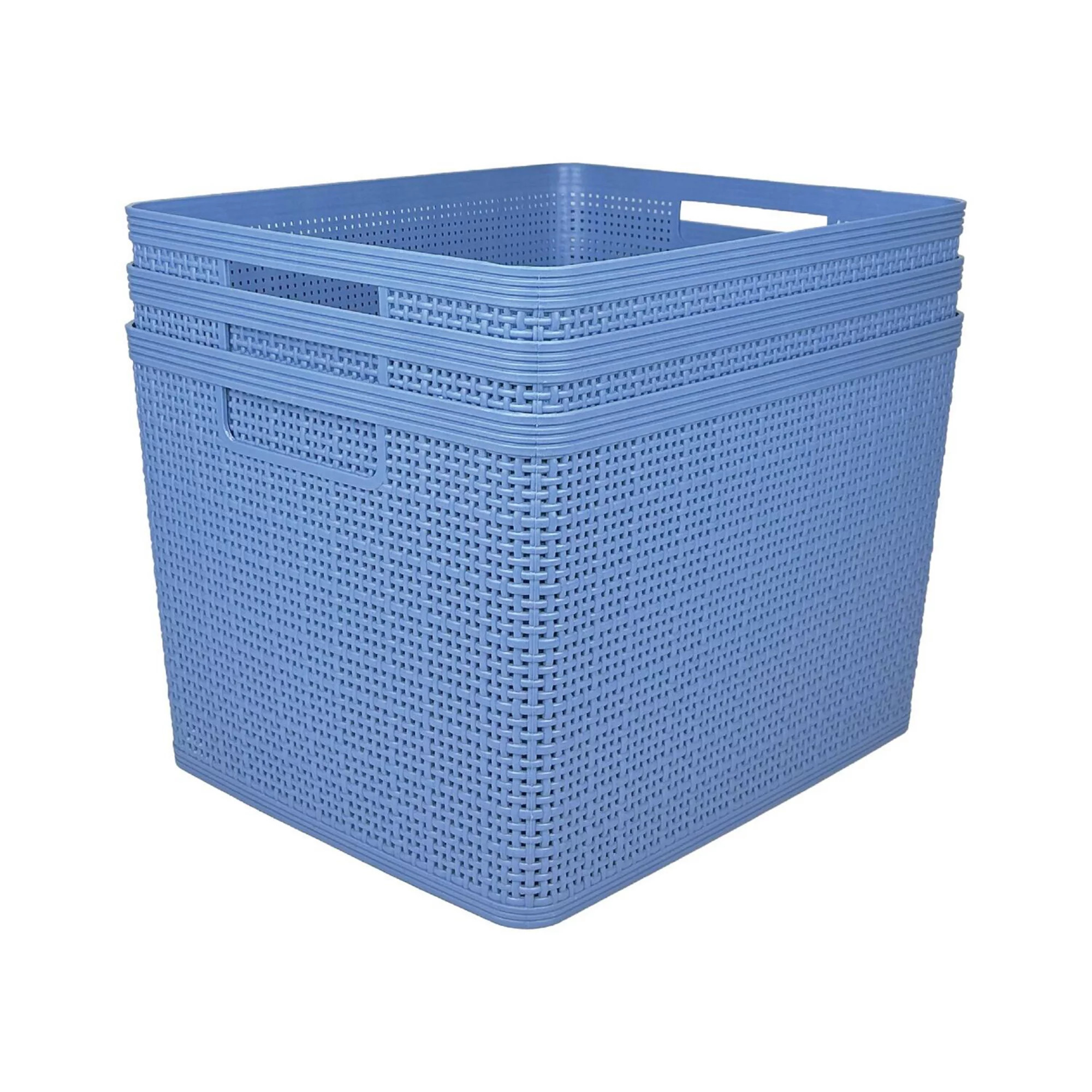 Belle Maison 3-Pack Wheat Straw Storage Baskets | Kohl's
