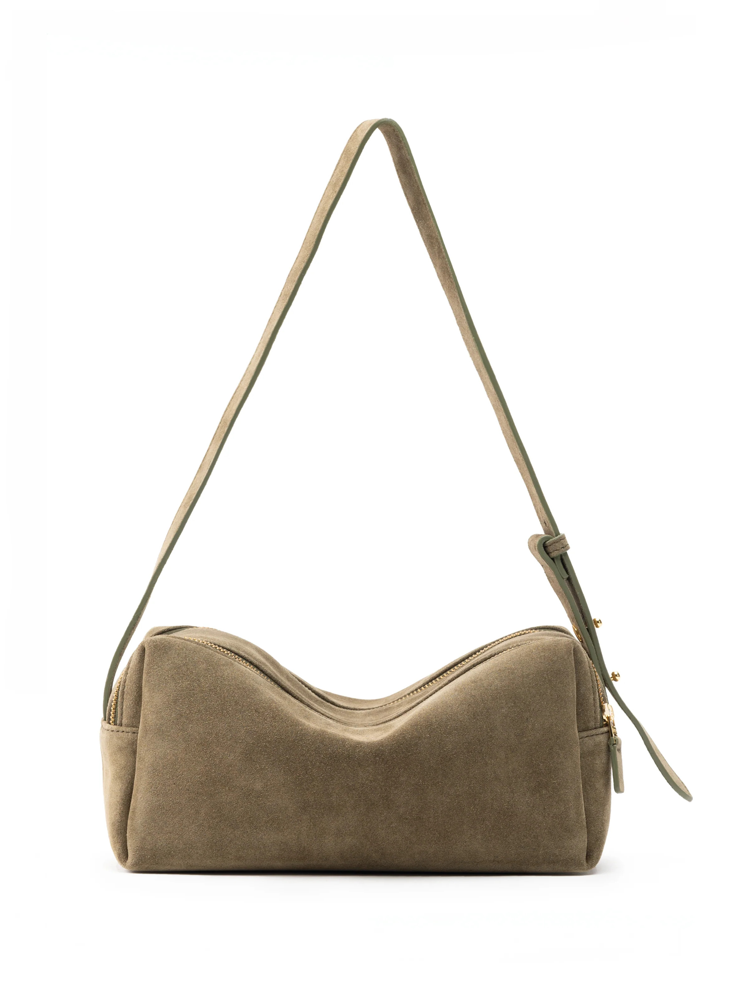 Trousse Suede Truffle - French Bags for Women - Elleme | Elleme