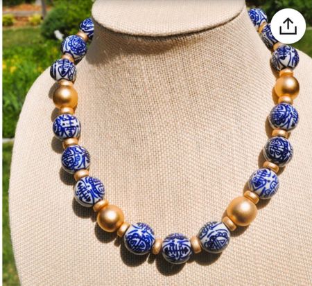 Chinoiserie blue & white necklace, grandmillennial jewelry, Mother’s Day gift 

#LTKFindsUnder100 #LTKOver40