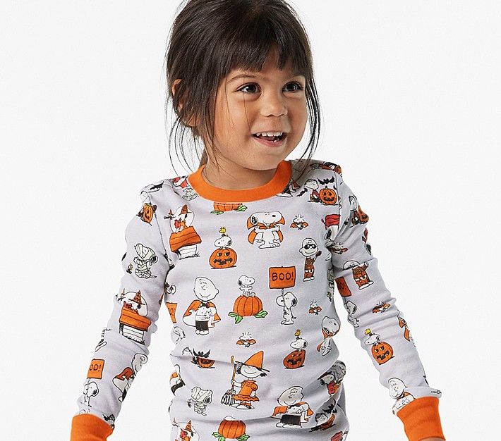 Peanuts® Halloween Organic Pajama Set | Pottery Barn Kids