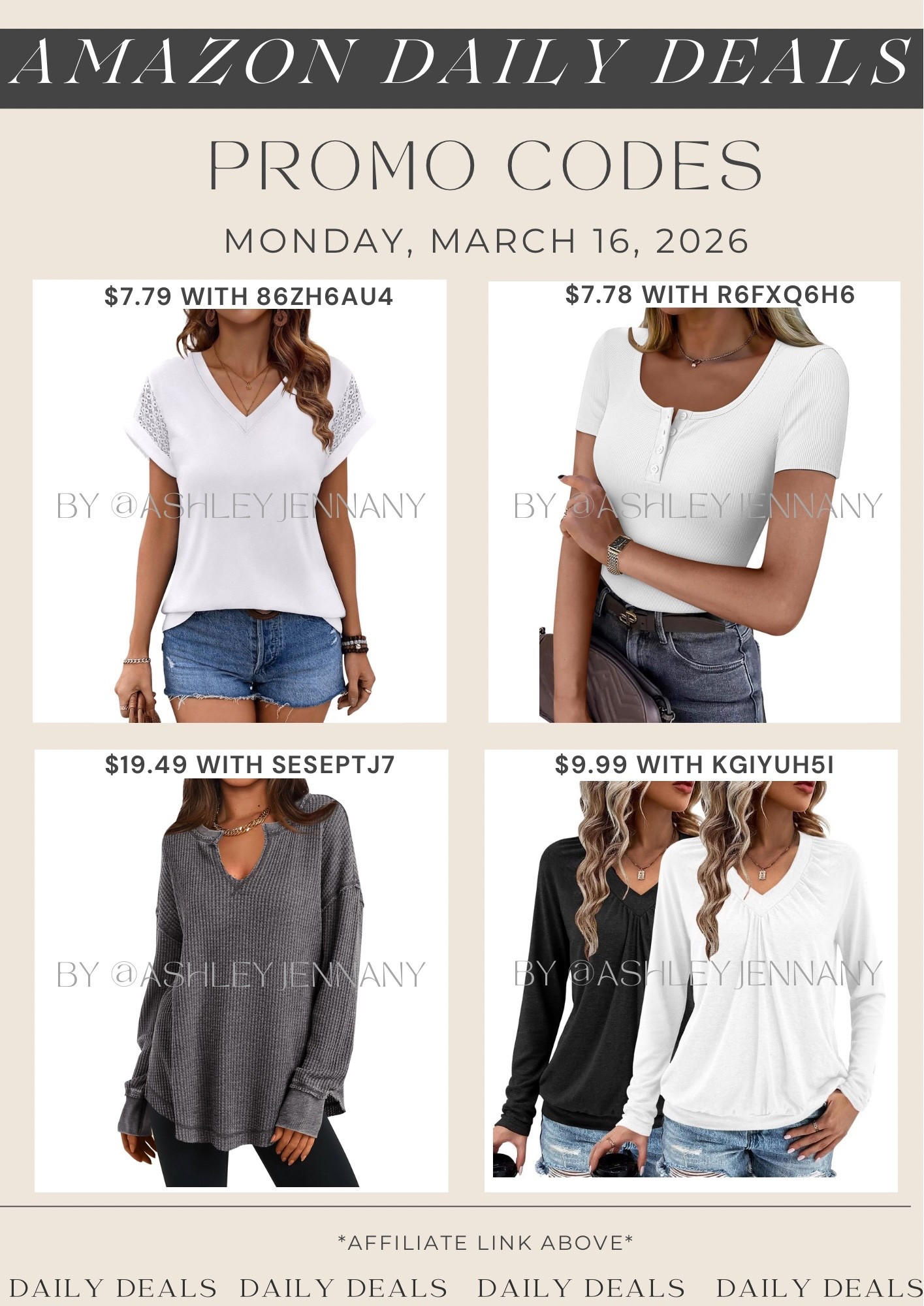 Amazon deals

#LTKMidsize #LTKSaleAlert #LTKSeasonal