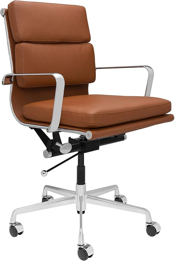 SOHO Soft Pad Management Chair (Brown) | Amazon (US)