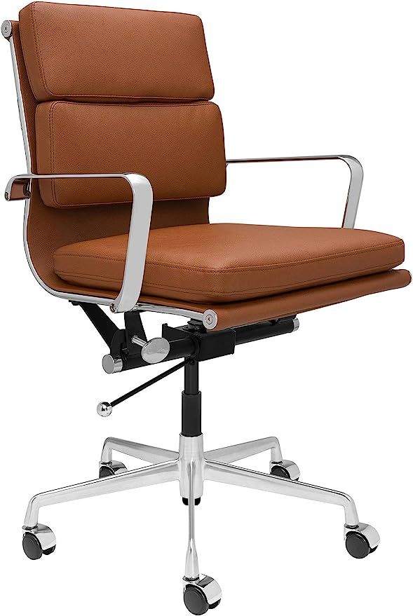 SOHO Soft Pad Management Chair (Brown) | Amazon (US)