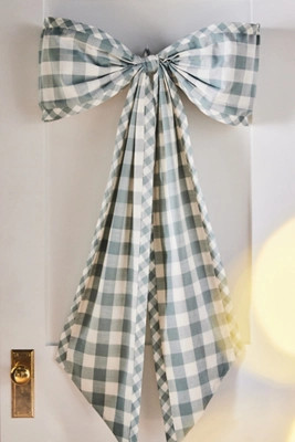 Gingham Bow Tree Topper | Anthropologie (US)