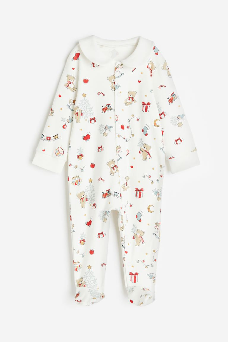 Pajama Jumpsuit with Covered Feet | H&M (US + CA)