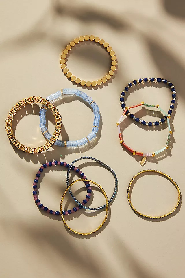 Stacking Stretch Bracelet Set | Anthropologie (US)