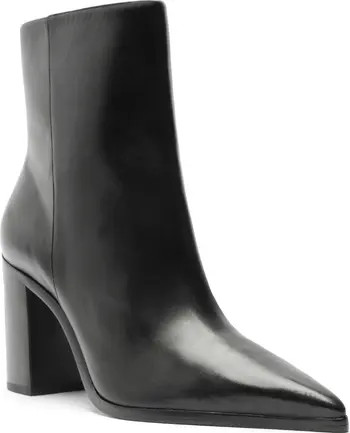 Schutz Mikki Pointed Toe Block Heel Bootie (Women) | Nordstrom | Nordstrom