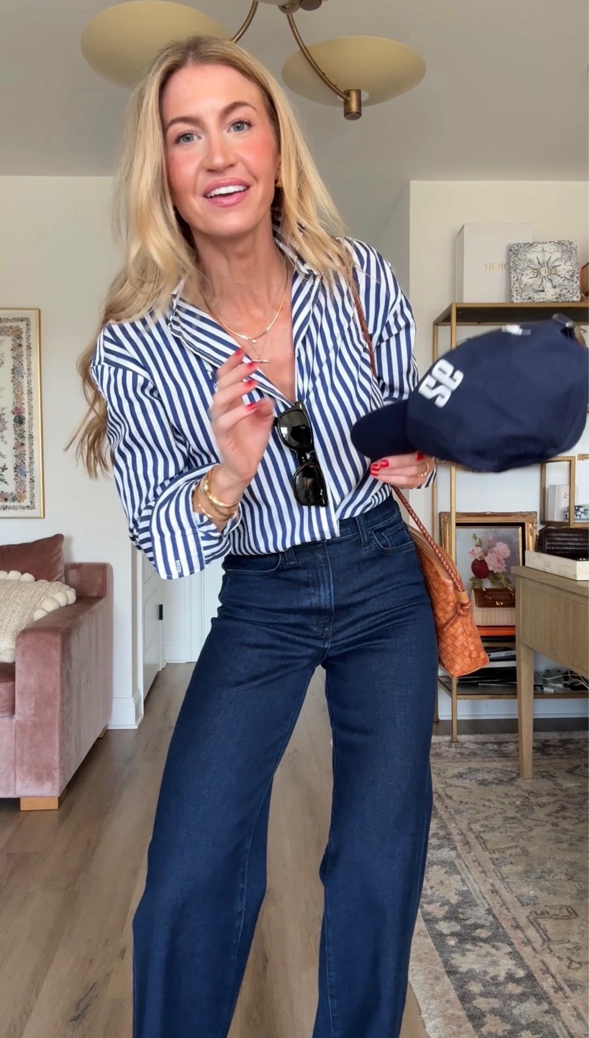 Elevated 4th of July look! 
Top: runs slightly oversized, wearing size small 
Denim: run TTS, wearing size 25

#LTKootd #LTKgrwm #LTKSeasonal
