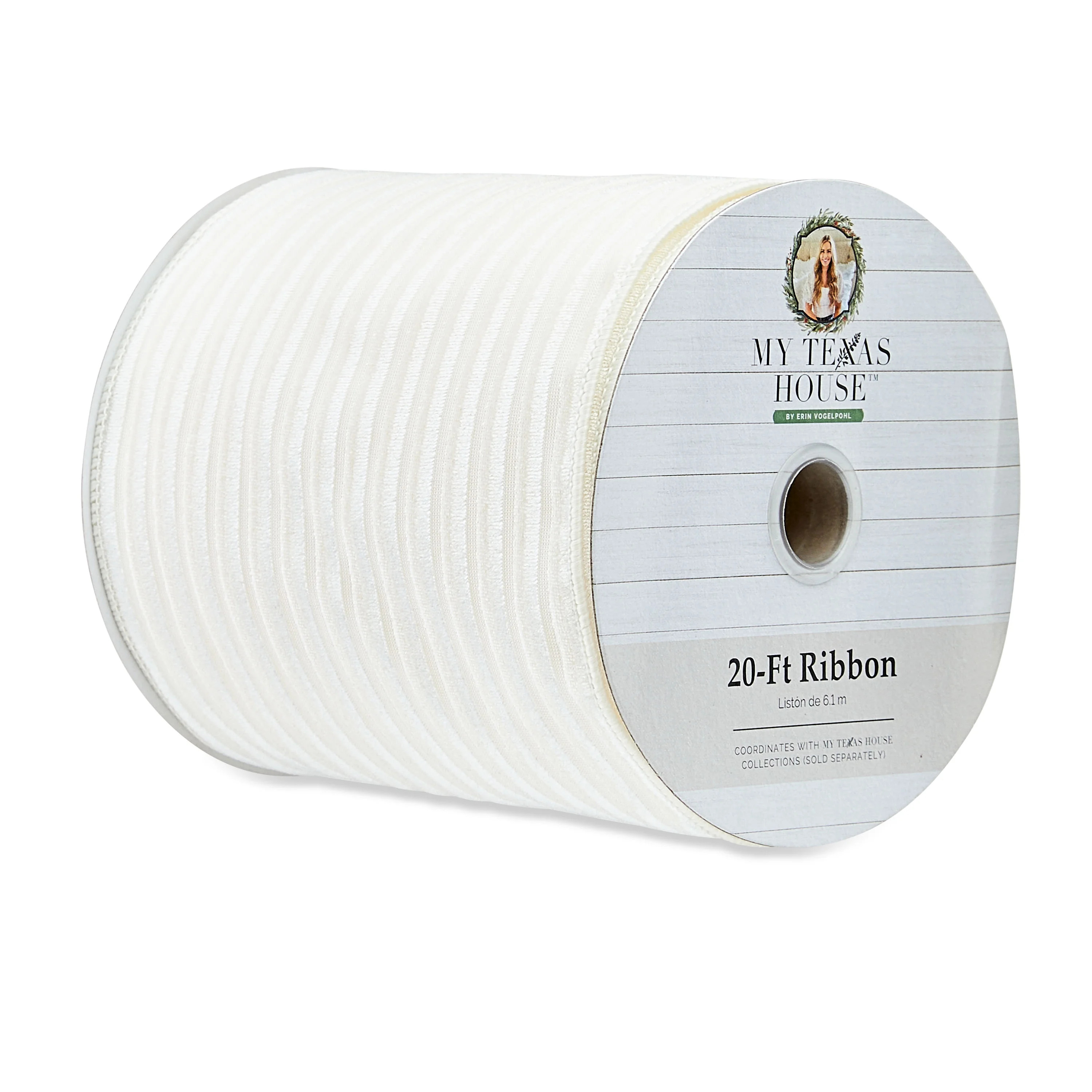 My Texas House Cream Polyester Ribbon, 20 ft | Walmart (US)