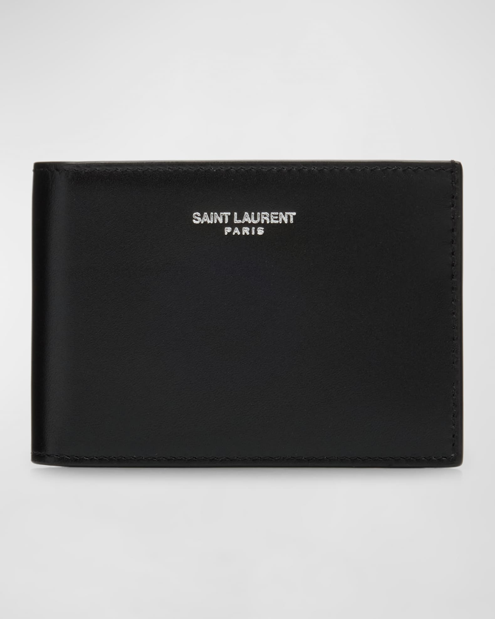 Men's Logo Leather Bifold Wallet | Neiman Marcus