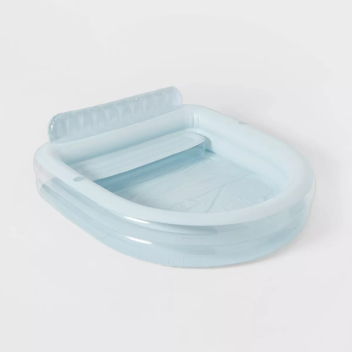 Kids' Family Inflatable Pool with Bench Blue - Sun Squad™ | Target