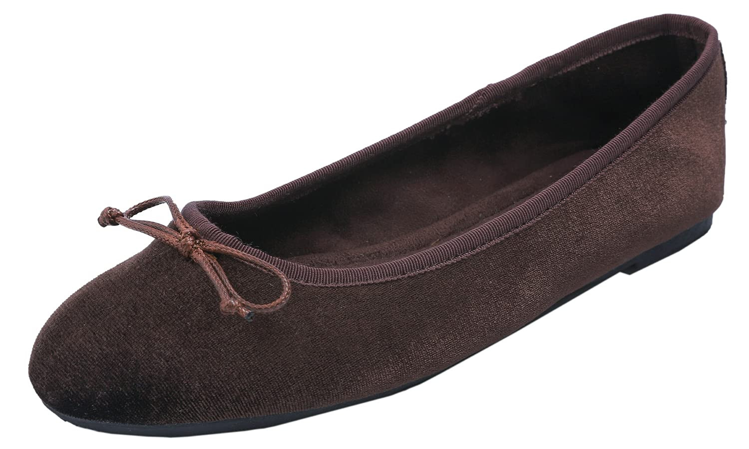 Feversole Women's Suede Macaroon Colorful Memory Foam Cushion Ballet Flat | Amazon (UK)