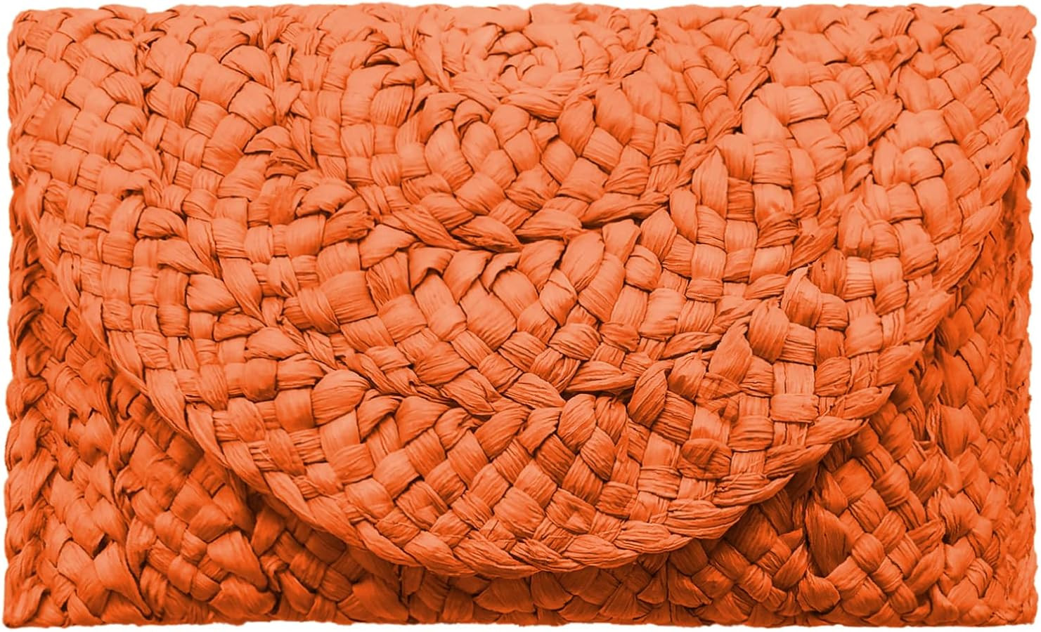 Fozehlad Straw Clutch Purse for Women, Woven Beach Straw Bags for Summer,Rattan Clutch For Girl V... | Amazon (US)