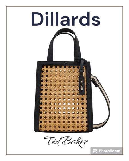Ted Baker straw bag for summer. 

#tedbaker
#blackbag
#dillards

#LTKitbag #LTKSeasonal