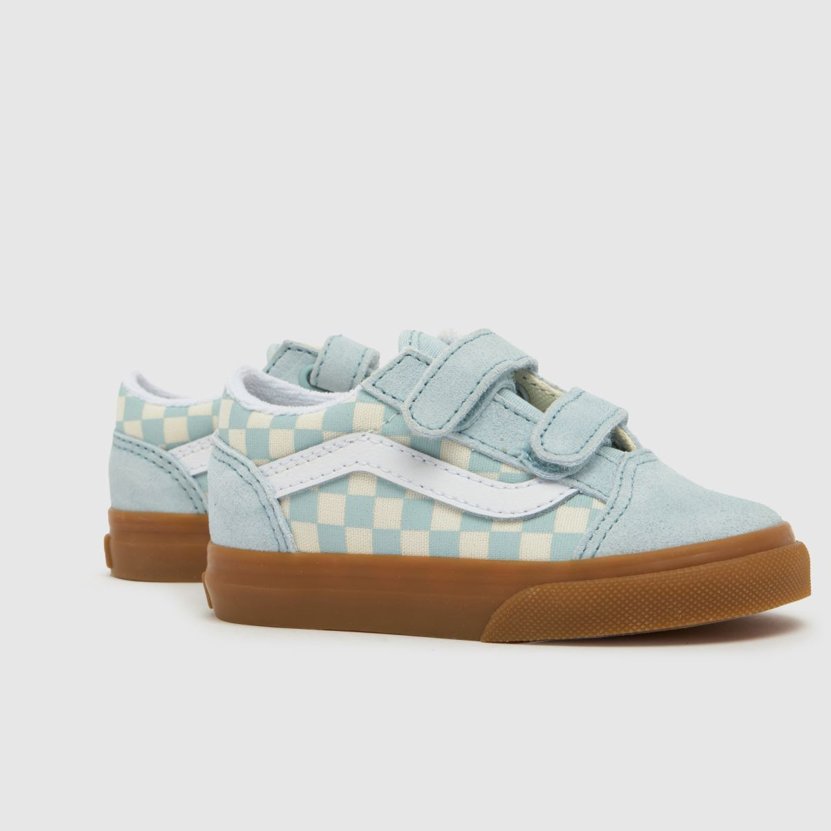 Kids Toddler Pale Blue Multi Vans Old Skool V Trainers | schuh | Schuh