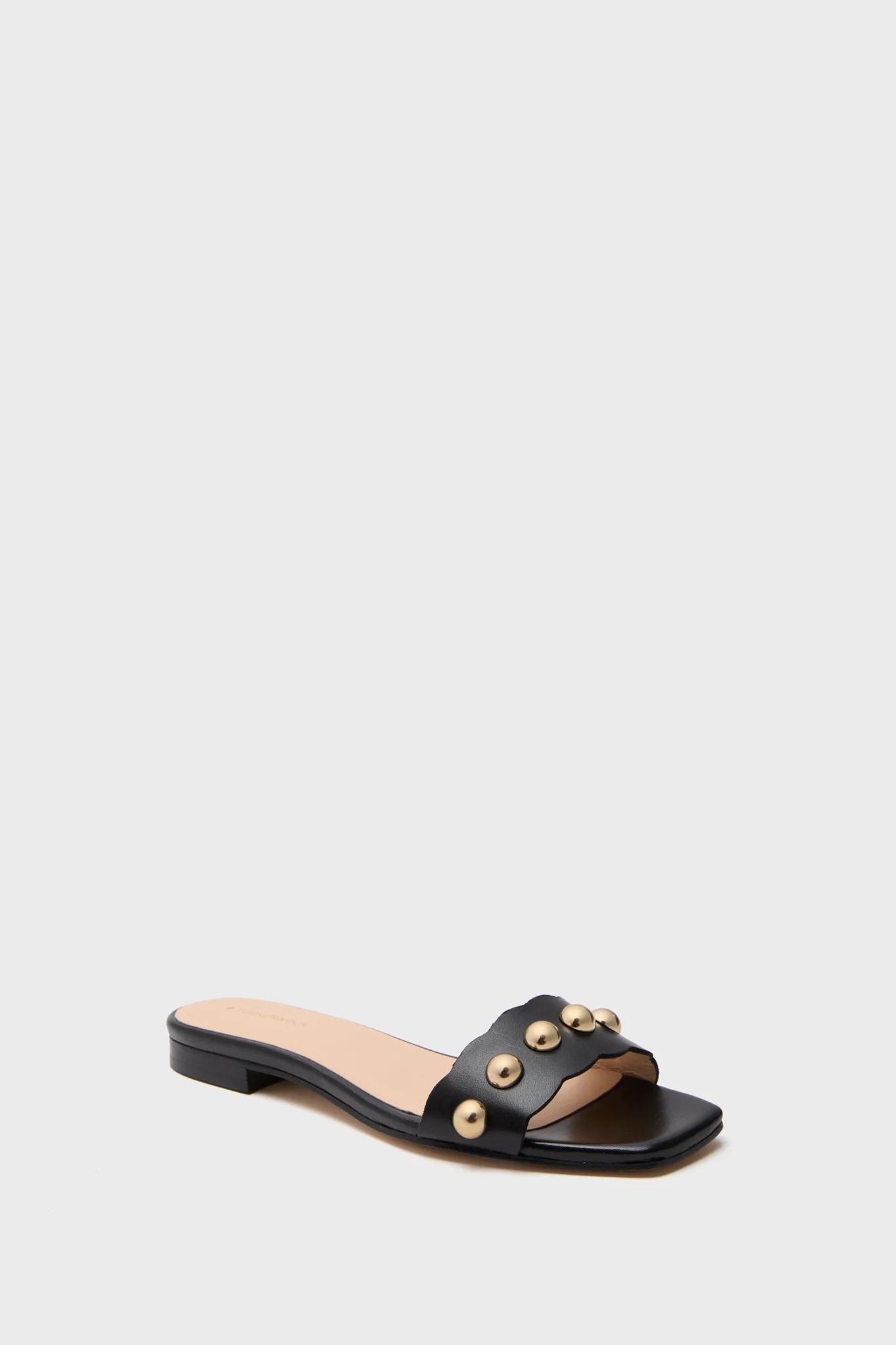 Black Leather Brooke Sandals | Tuckernuck (US)