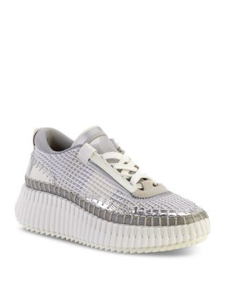Chloé Women's Nama Woven Platform Low Top Sneakers | Bloomingdale's Shoes | Bloomingdale's (US)