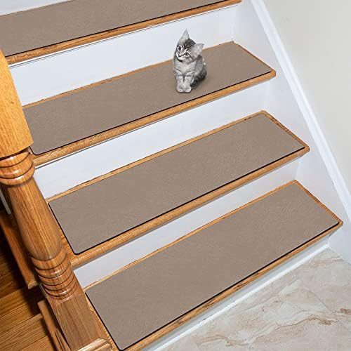 Carpet Stair Treads, Non Slip Stair Carpet Treads, GOYLSER Stair Runners for Wooden Steps, Basement  | Amazon (US)
