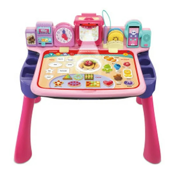 VTech® Get Ready for School Learning Desk™ With Projector and Stool (Pink) - Walmart.com | Walmart (US)