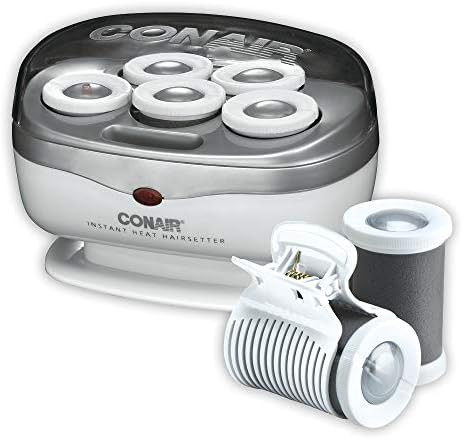 Conair Instant Heat Travel 1.5-Inch Hot Rollers, White, 5 Count | Amazon (US)