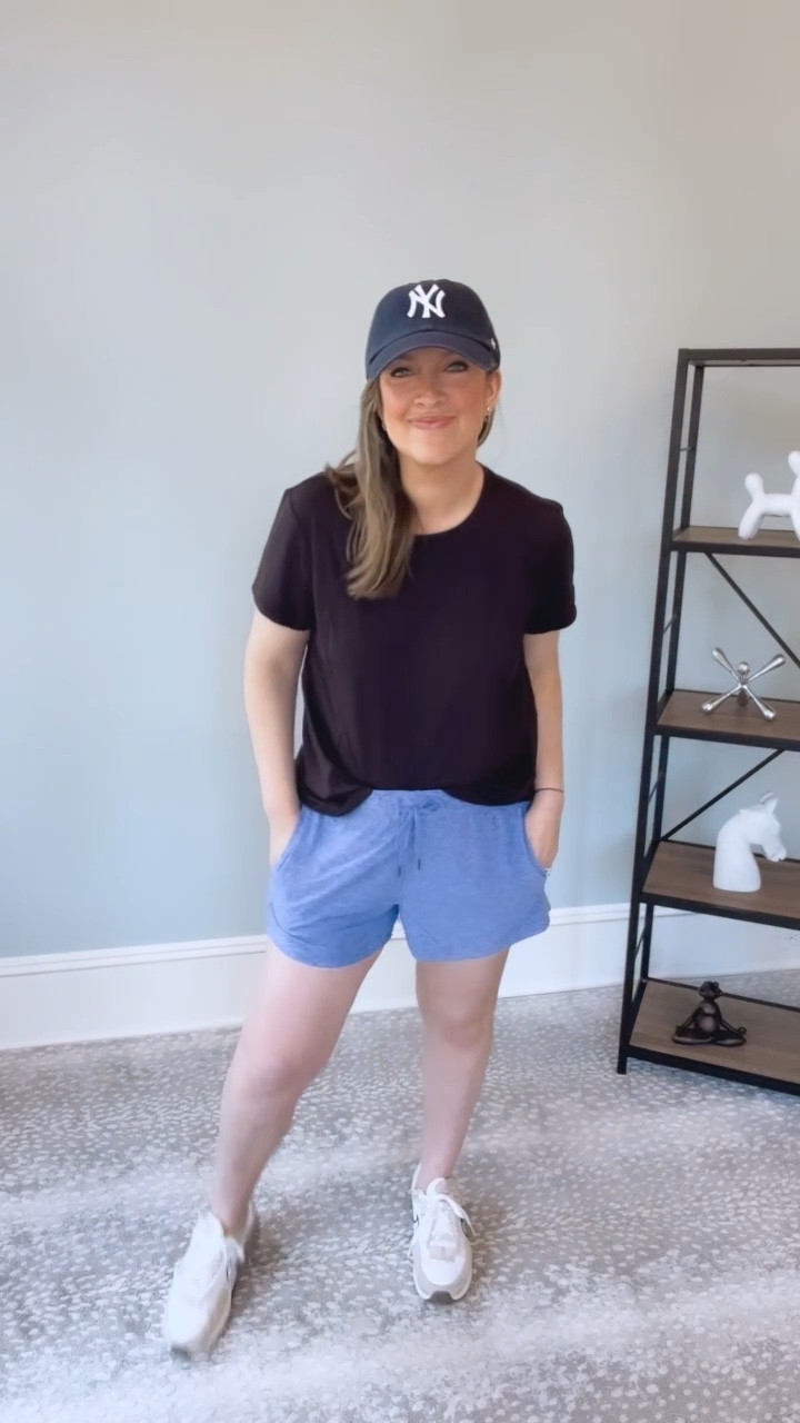 Ok, so those who know me know I’m not much of a shorts girl…but when I stumbled upon these $6(!!!!!) shorts that literally feel *exactly* like #OutdoorVoices - I grabbed them in every color! The tee is incredible too - and is a #Lululemon dupe! Perfect for any kind of outdoor activity when it’s hot - breathable, comfortable - athleisure perfection! 

#LTKstyletip #LTKfit #LTKFind