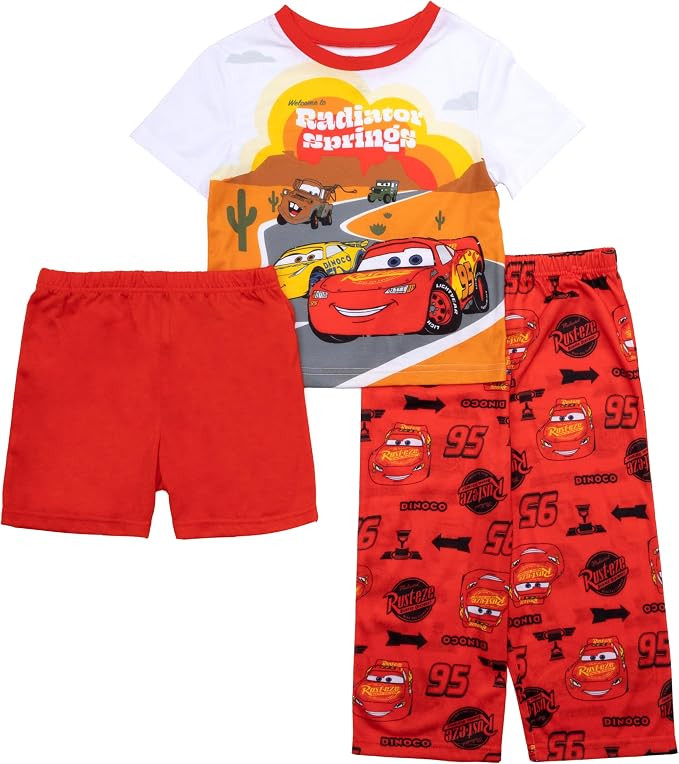 Disney Boys' Pixar Lightyear | Toys Story 4 3-Piece Loose-Fit Pajamas Set | Amazon (US)
