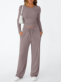 Amazon.com: Trendy Queen Womens Two 2 Piece Matching Lounge Sets 2026 Early Fall Fashion Must Hav... | Amazon (US)