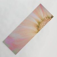 Romantic Floral Yoga Mat | Pink Premium Art Printed Sport Daisy Print Kitchen Gift Idea | Etsy (US)