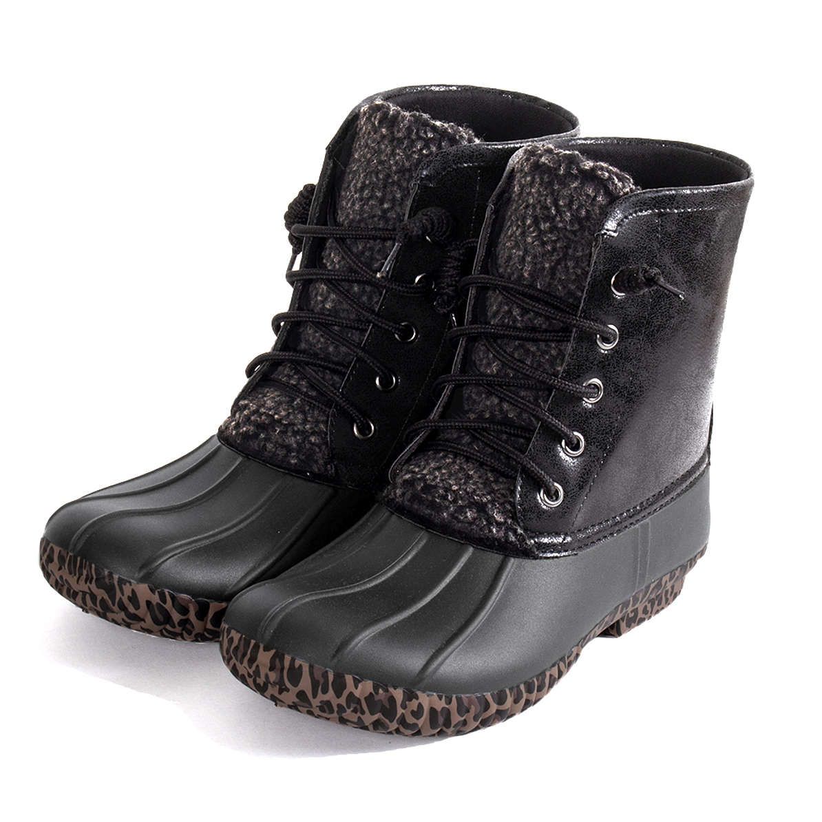 Leopard Duck Boots | Marleylilly