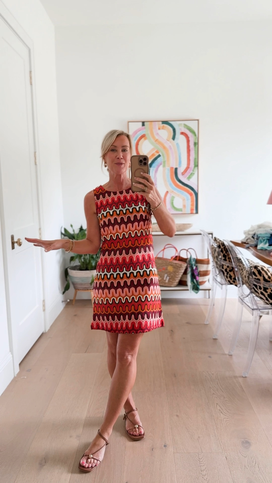 Obsessed with this coverup! The pattern and colors are so fun.
Coverup: Small

#LTKSeasonal #LTKootd #LTKOver40