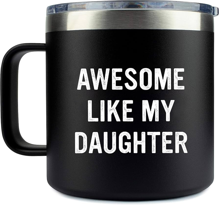 Funny Mug for Dads Fathers Day Gift from Daughter Wife (Awesome Like My Daughter) Dad Gifts, Best... | Amazon (US)