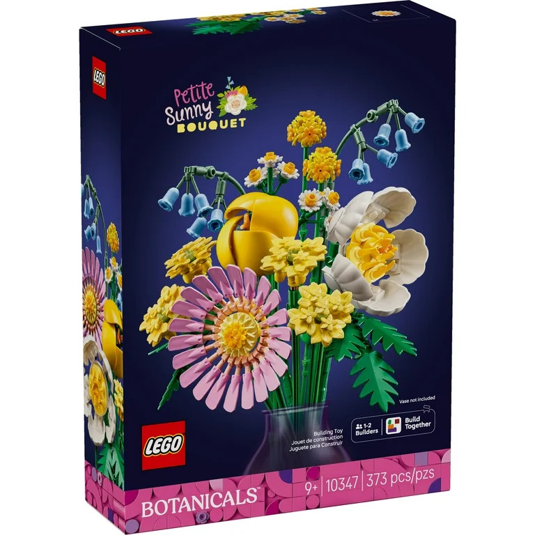LEGO Botanicals Petite Sunny Bouquet Flower Set - Building Toy for Kids 9+ - DIY Flower Arrangeme... | Walmart (US)