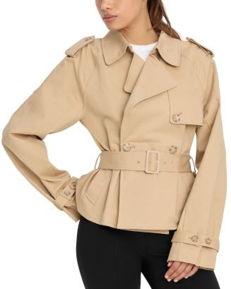 Cropped Trench Jacket | Bloomingdale's (AU)