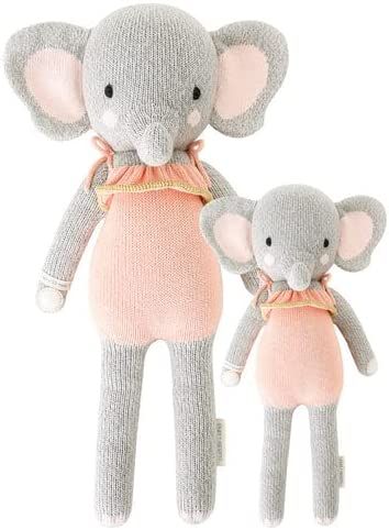 cuddle + kind Eloise The Elephant Regular 20" Hand-Knit Doll – 1 Doll = 10 Meals, Fair Trade, Heirlo | Amazon (US)